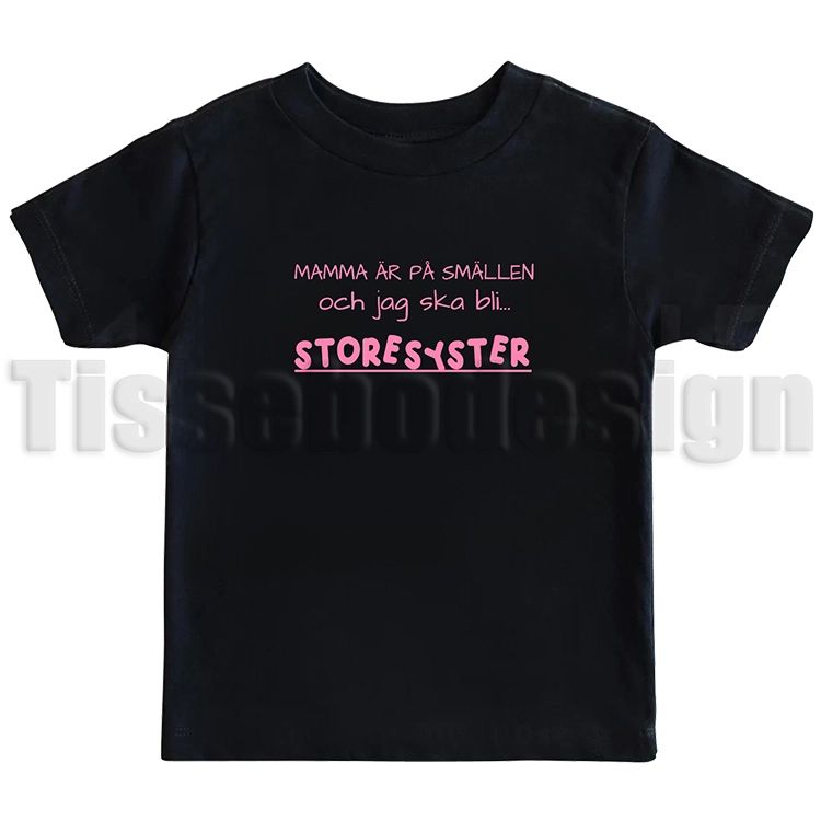 Barn T-shirt För Blivande Storasyskon