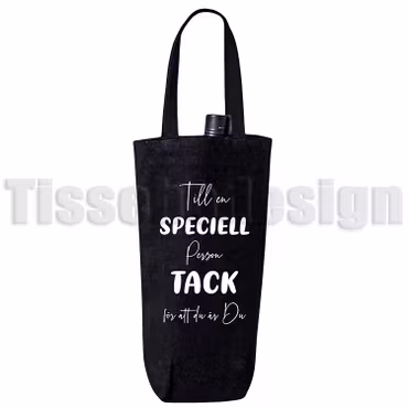 Vinpåse / Flaskpåse Med Tryck - Till En Speciell Person Tack För Att Du Är Du