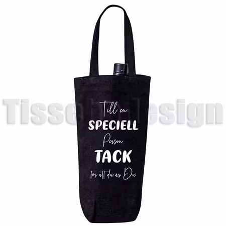 Vinpåse / Flaskpåse Med Tryck - Till En Speciell Person Tack För Att Du Är Du
