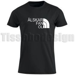 T-shirt ÄLSKAR FAN ÖL – gör festen lite extra ärlig!