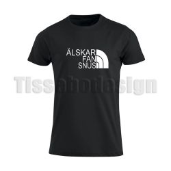 T-shirt Med Tryck Älskar Fan Snus
