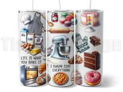 Tumbler Baking Life – 20 oz (ca 600 ml)
