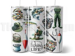 Tumbler Fishing Life – 20 oz (ca 600 ml)