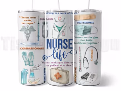 Tumbler Nurse Life – 20 oz (ca 600 ml)