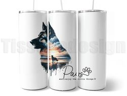 20 oz Tumbler - Termomugg Med Tryck - Schäfer Motiv 1