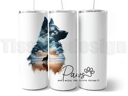 20 oz Tumbler - Termomugg Med Tryck - Schäfer Motiv 2