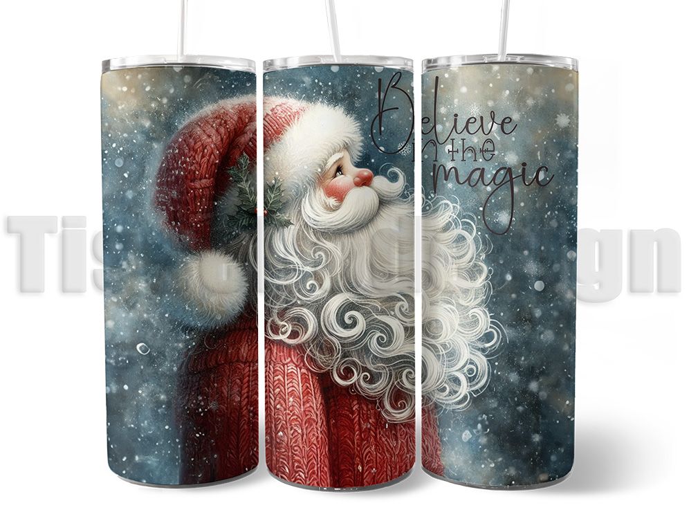 20 oz Tumbler - Termomugg Med Motiv Av Tomte