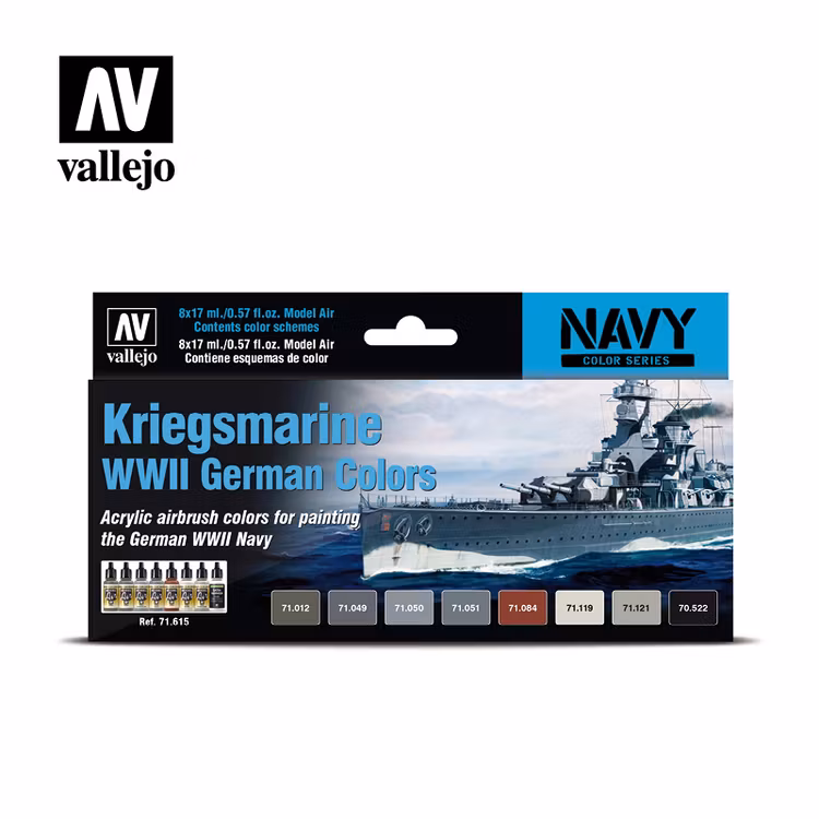 Vallejo Kriegsmarine WW II German Colors