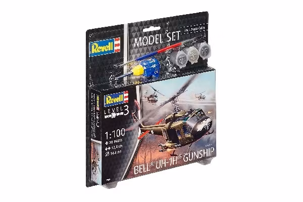 Revell Model Set Bell UH-1H Gunship
