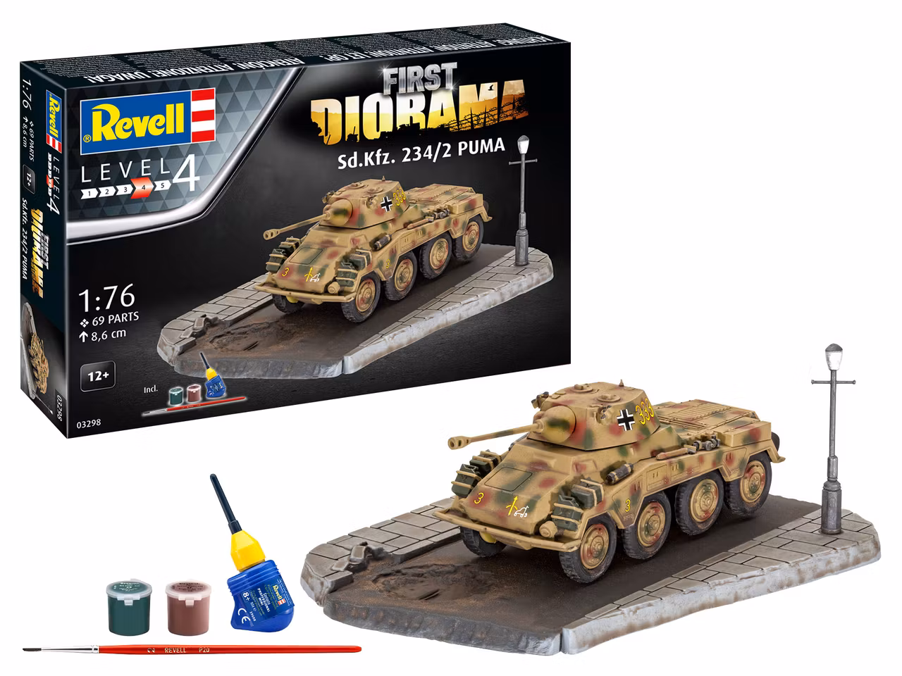 Revell Diorama Set-Sd.Kfz. 234/2 Puma