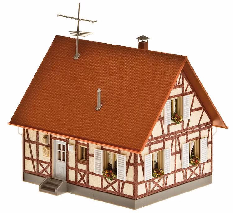 Faller Home with timber framing