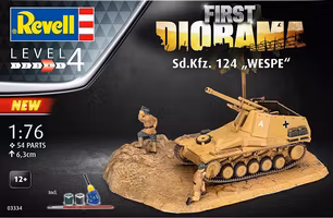 Revell First Diorama Set-Sd.Kfz. 124 Wespe