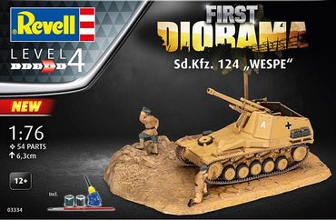 Revell First Diorama Set-Sd.Kfz. 124 Wespe