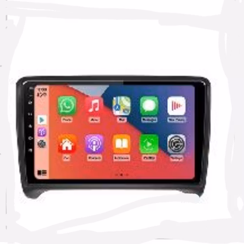 9"android 13 bilstereo  Audi  TT(2006--2011) GPS carplay android auto blåtand rds Dsp RAM :6GB,ROM :128GB,4G LTE
