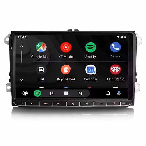 9" Octa-Core Android 12.0 ,vw  Caddy(2004---2015) gps wifi carplay android auto blåtand rds Dsp RAM:8GB,ROM:128GB,  4G LTE