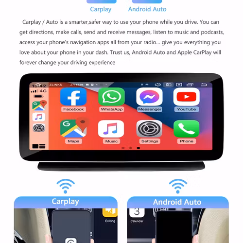 12.3" android 12 Mercedes Benz SL- R231( 2016---2018) NTG 5.0 system wifi carplay android auto blåtand rds Dsp RAM:4GB  ROM:64GB, 4G LTE