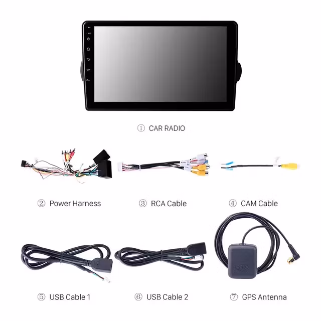 9" android 12 bilstereo  Fiat Tipo (2015--2020) gps wifi carplay android auto blåtand rds Dsp RAM:8GB,  ROM: 128GB, 4G LTE