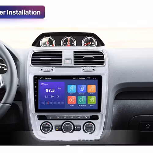 9"android 12 bilstereo vw Scirocco  ( 2015--2016) gps wifi carplay android auto blåtand rds Dsp Rom :128GB,RAM:8GB,4G LTE