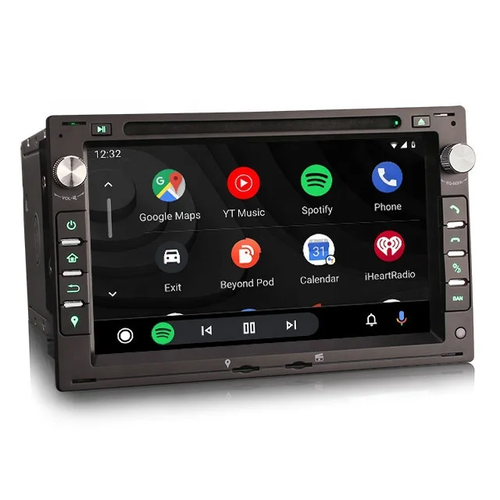 7"android12 bilstereo dvd spelare VW SHARAN (1998 to 2009) gps wifi carplay android auto blåtand rds Dsp RAM:8GB,  ROM: 128 GB, 4G LTE