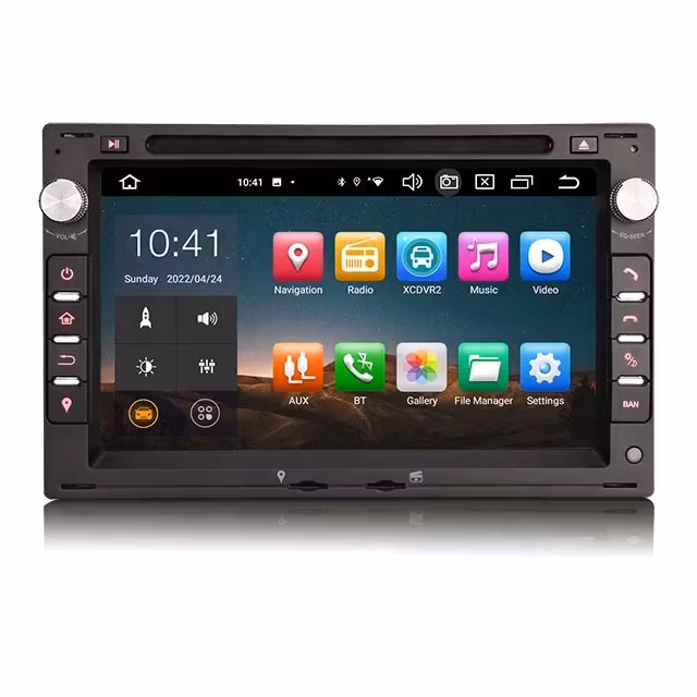 7"android12 bilstereo dvd spelare VW SHARAN (1998 to 2009) gps wifi carplay android auto blåtand rds Dsp RAM:8GB,  ROM: 128 GB, 4G LTE