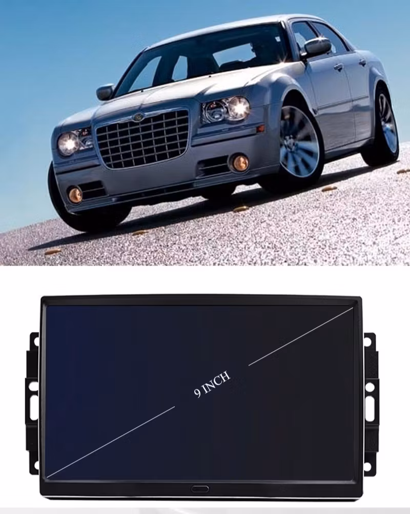 9" android12 bilstereo   Chrysler Sebring( 2007--2010) gps wifi carplay android auto blåtand rds Dsp RAM:6GB,ROM: 128GB, 4G LTE
