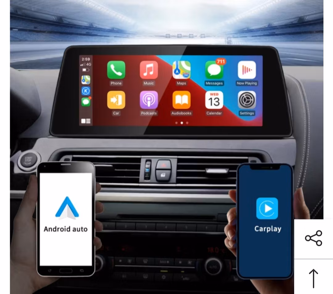 12..3" android 13 bilstereo BMW 6er F12 ( 2010---2017) gps wifi carplay android auto blåtand rds Dsp RAM :8GB,ROM :256Gb,4G LTE, Qualcomm snapdragon 668S processor