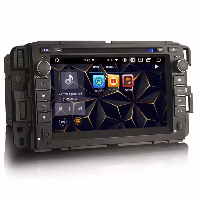 7"android 12,bil dvd-spelare  chevrolet  Silverado 1500HD/2500HD/3500HD (2007-2014)   gps wifi carplay android auto blåtand rds Dsp RAM:4GB, ROM:64GB, 4G LTE