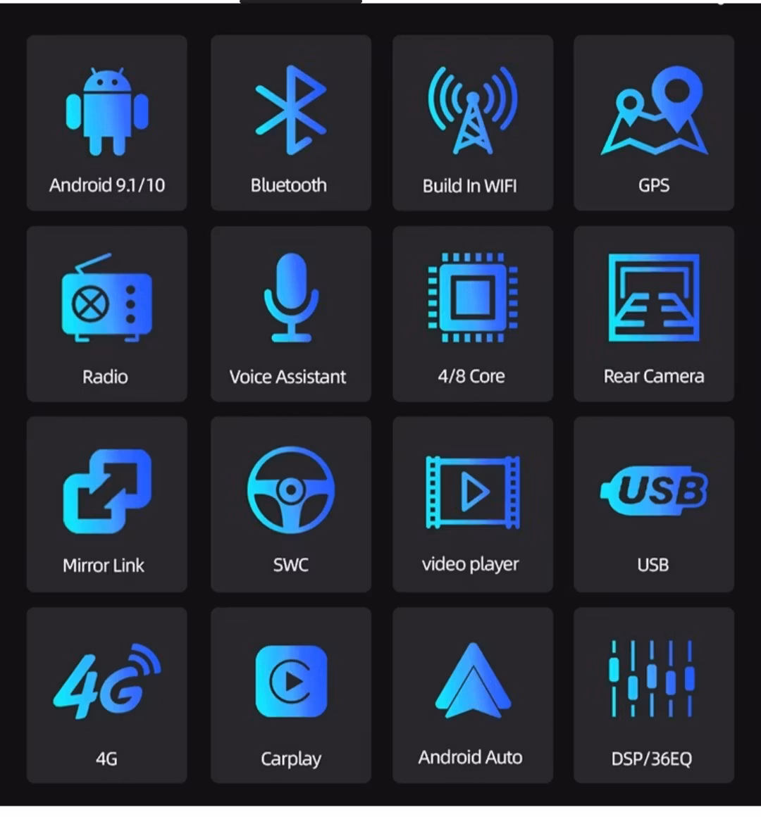 10.1" android 14  bilstereo  Opel Movano (2010--2021) gps wifi carplay android auto blåtand rds Dsp  Rom:256GB  Ram:8GB,4G LTE