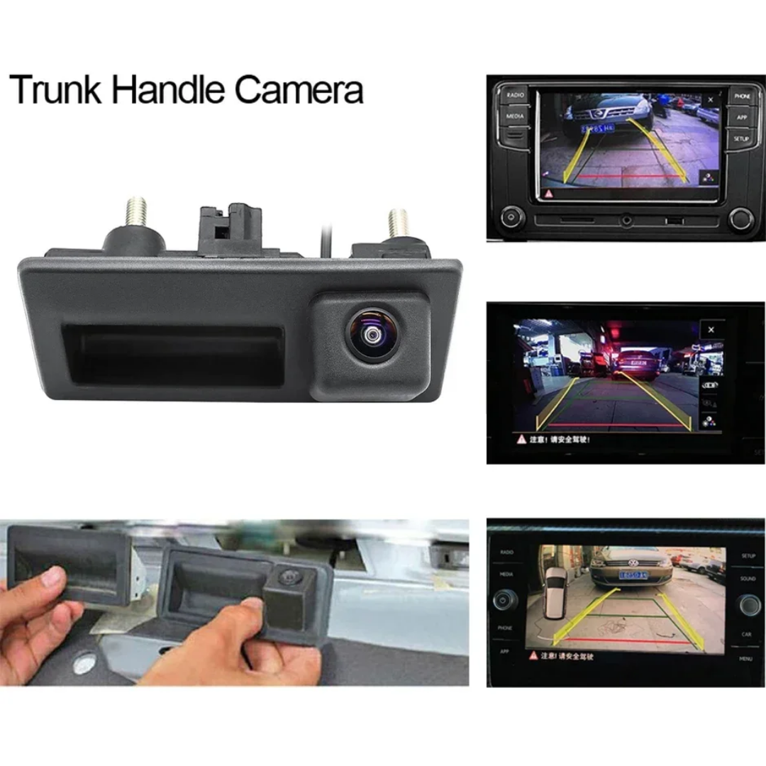 170° Canbus-data Dynamisk bana Backkamera för Seat Arona 2017~2020 MIB Stereo,