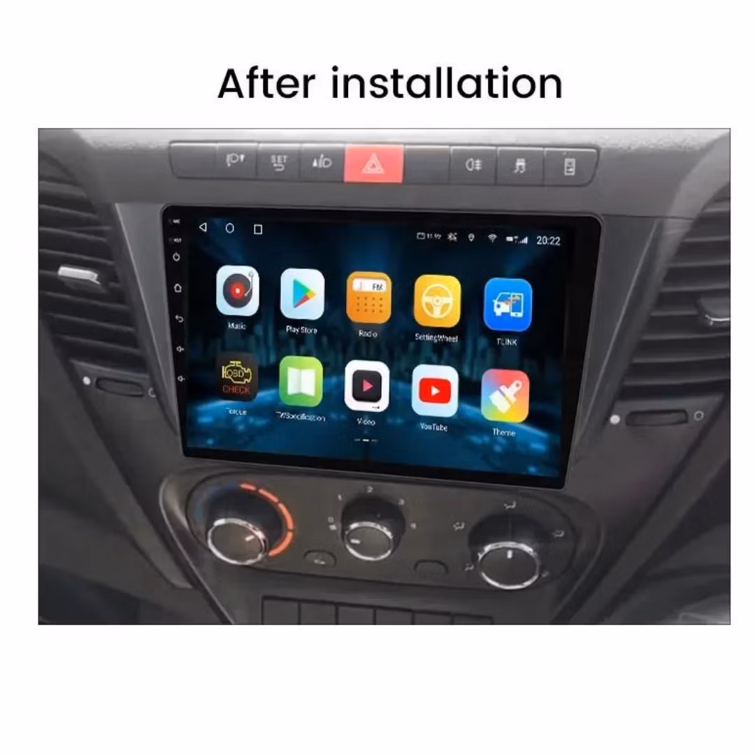9 tum  Android 13 bilstereo  för Iveco Daily ( 2014--2022) gps wifi carplay android auto blåtand rds Dsp RAM:6GB, ROM: 128GB, 4G LTE