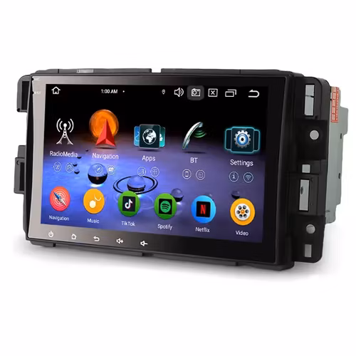 8"android 13,  bilstereo.GMC acadia/savana/ express van/sierra(Denali)/yukon(2007--2014)  gps wifi carplay android auto blåtand rds Dsp RAM:4GB ROM:64 GB,4G LTE