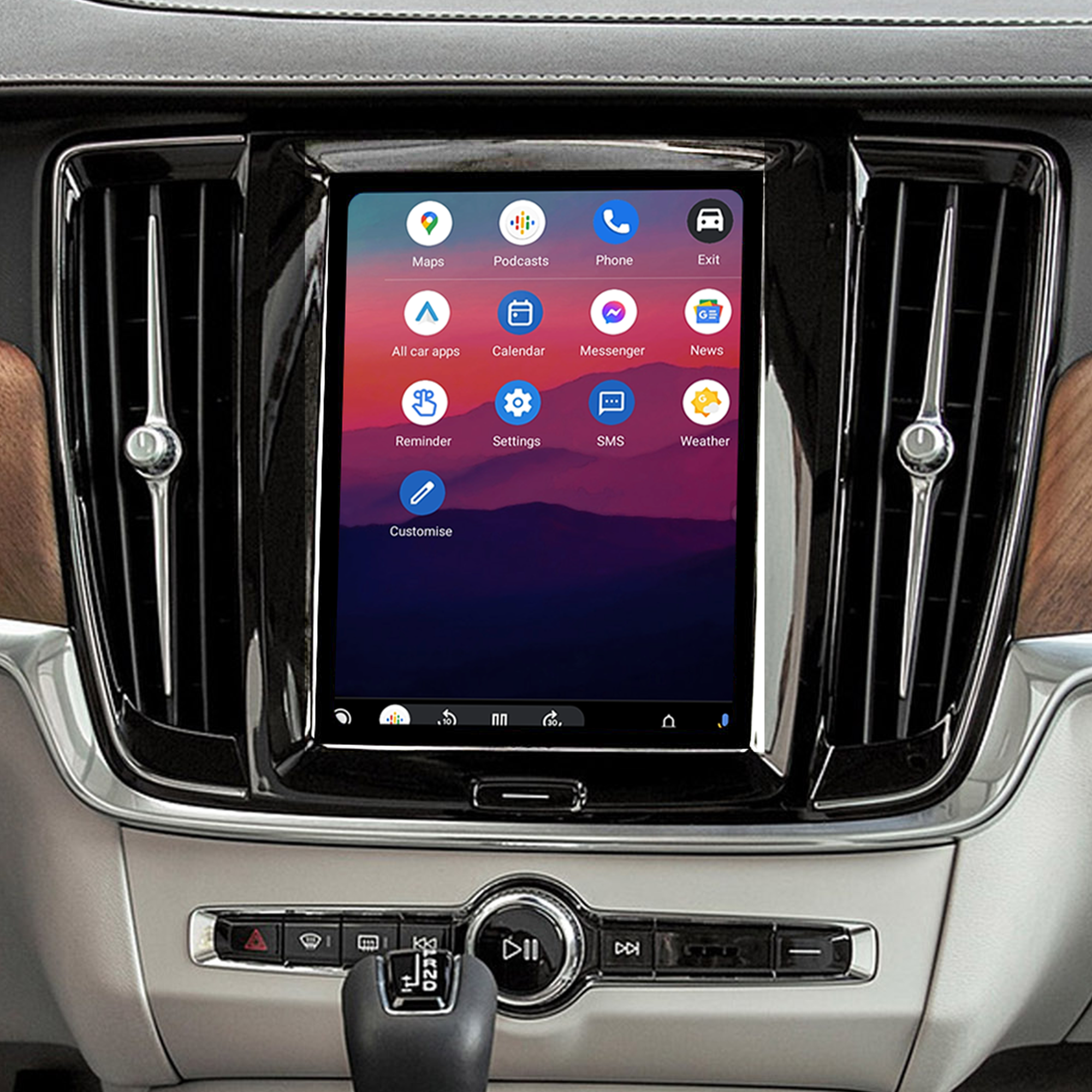 Android 13  carplay & Android auto Box,  Volvo EX40( 2024--2025) gps,dsp,  wifi, gps,RAM: 8GB ,ROM: 128GB,4G LTE