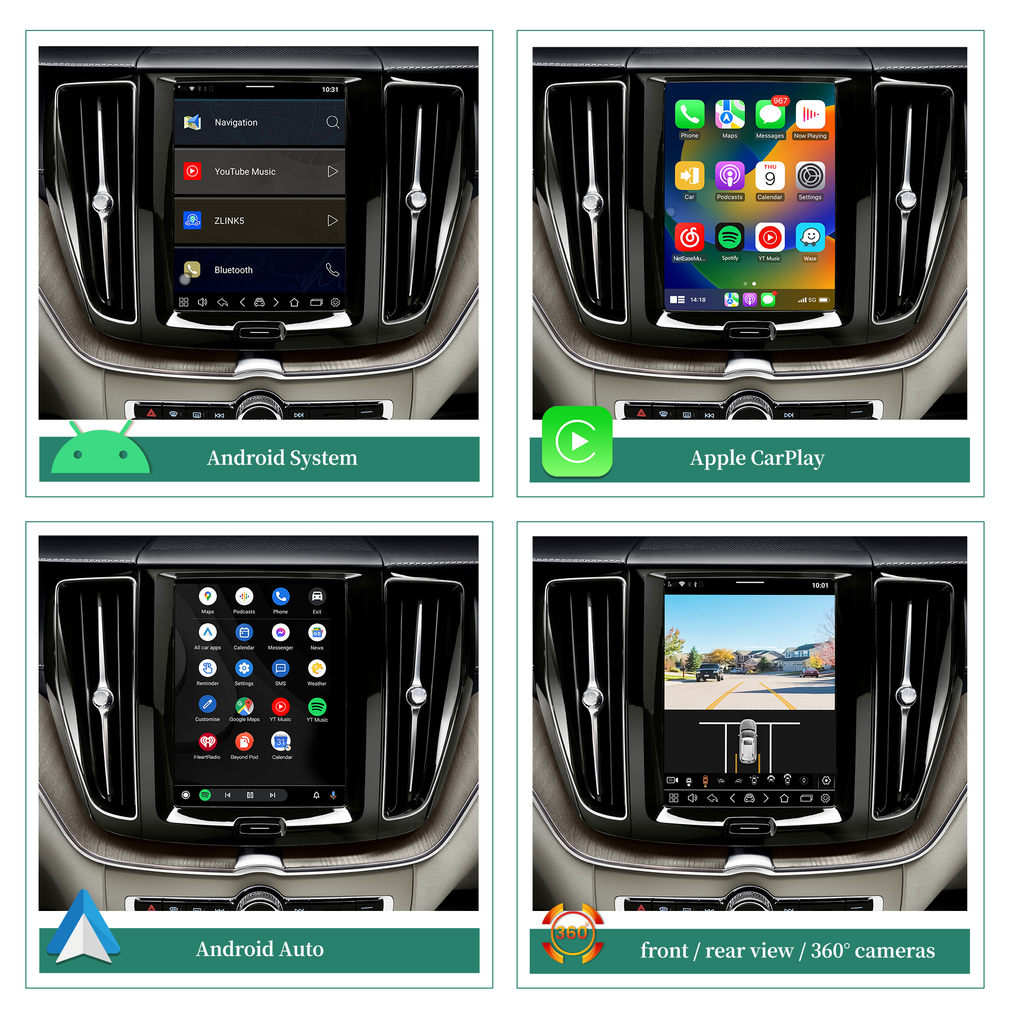 Android 13  carplay & Android auto Box,  Volvo EX40( 2024--2025) gps,dsp,  wifi, gps,RAM: 8GB ,ROM: 128GB,4G LTE