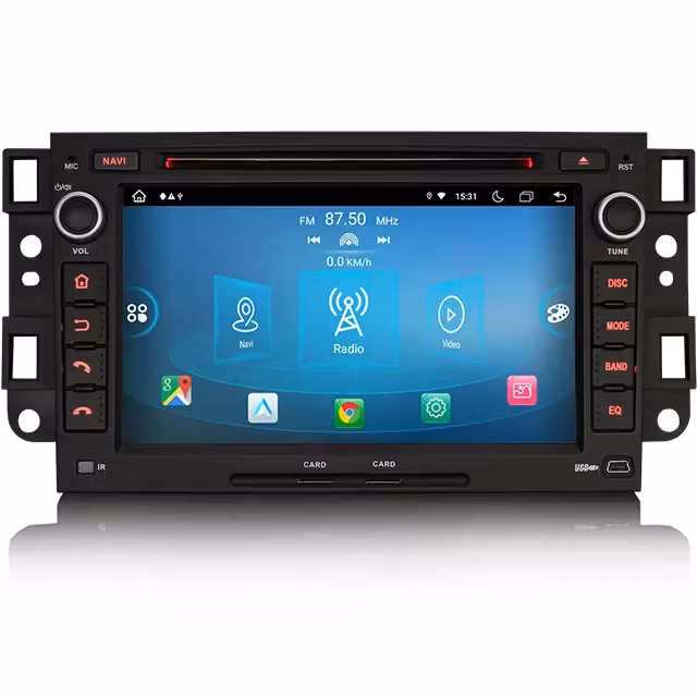 7" android 12, bilstereo med dvd spelare,     Fiat Qubo (2008-2016  )   gps wifi carplay android auto blåtand rds Dsp RAM:4GB, ROM: 64GB, 4G LTE