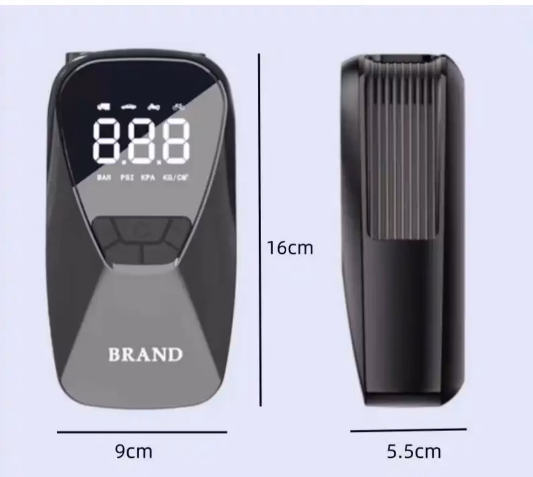 Kopia Mini bildäck pump, powerbank 6000mAh, belysning