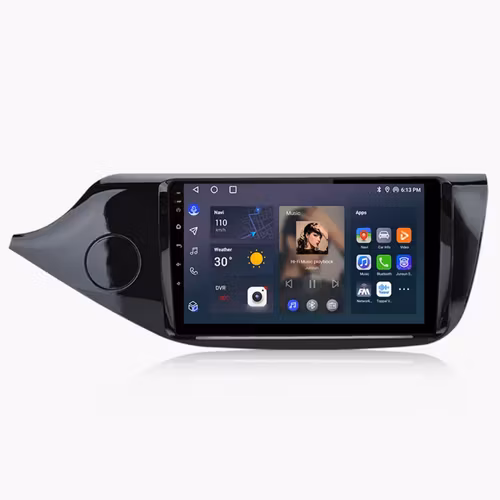 9"android 13, bilstereo  Kia Ceed (2012----2018) gps wifi  carplay android auto Blåtand RDS,DSP, RAM: 8GB, ROM: 128GB, 4G LTE