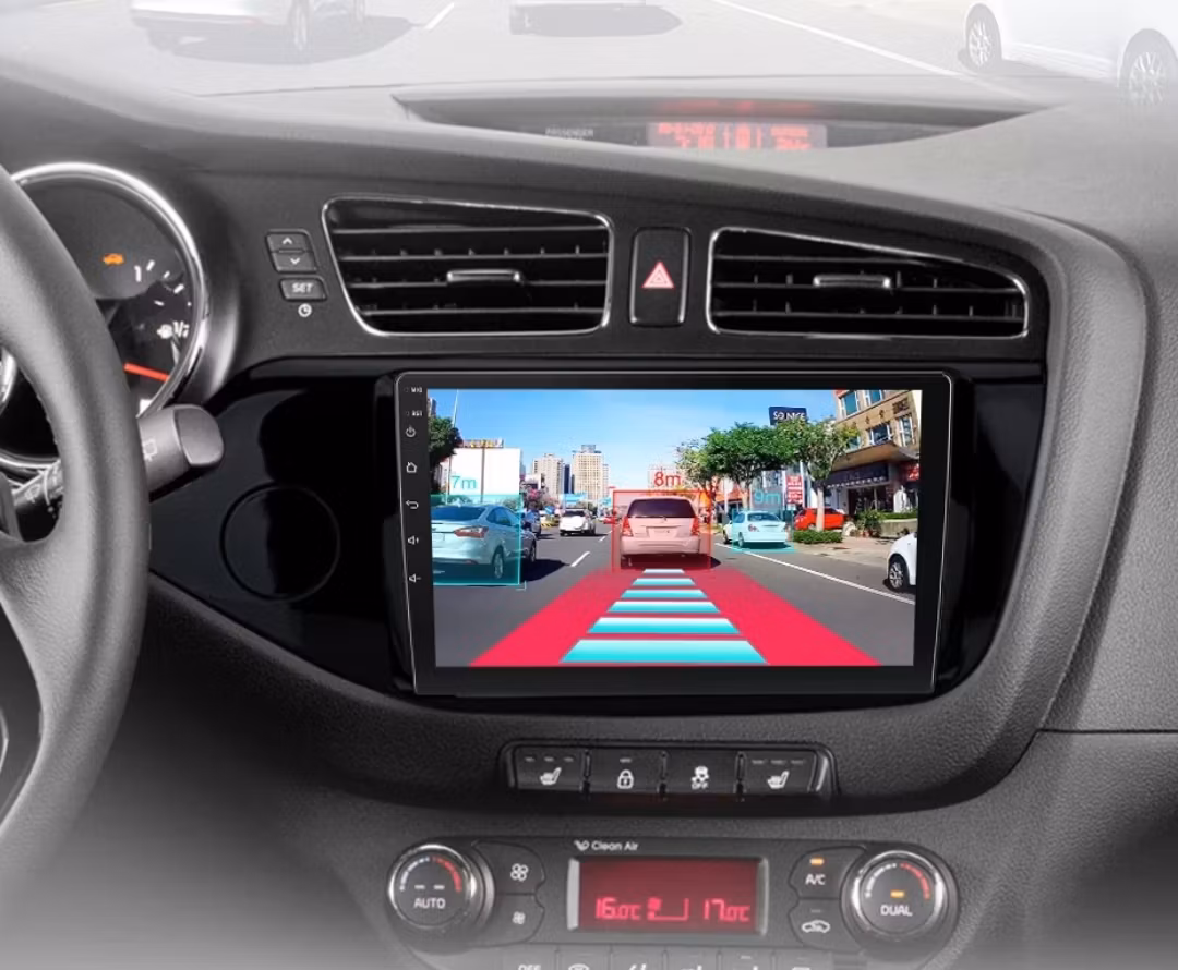 9"android 13, bilstereo  Kia Ceed (2012----2018) gps wifi  carplay android auto Blåtand RDS,DSP, RAM: 8GB, ROM: 128GB, 4G LTE