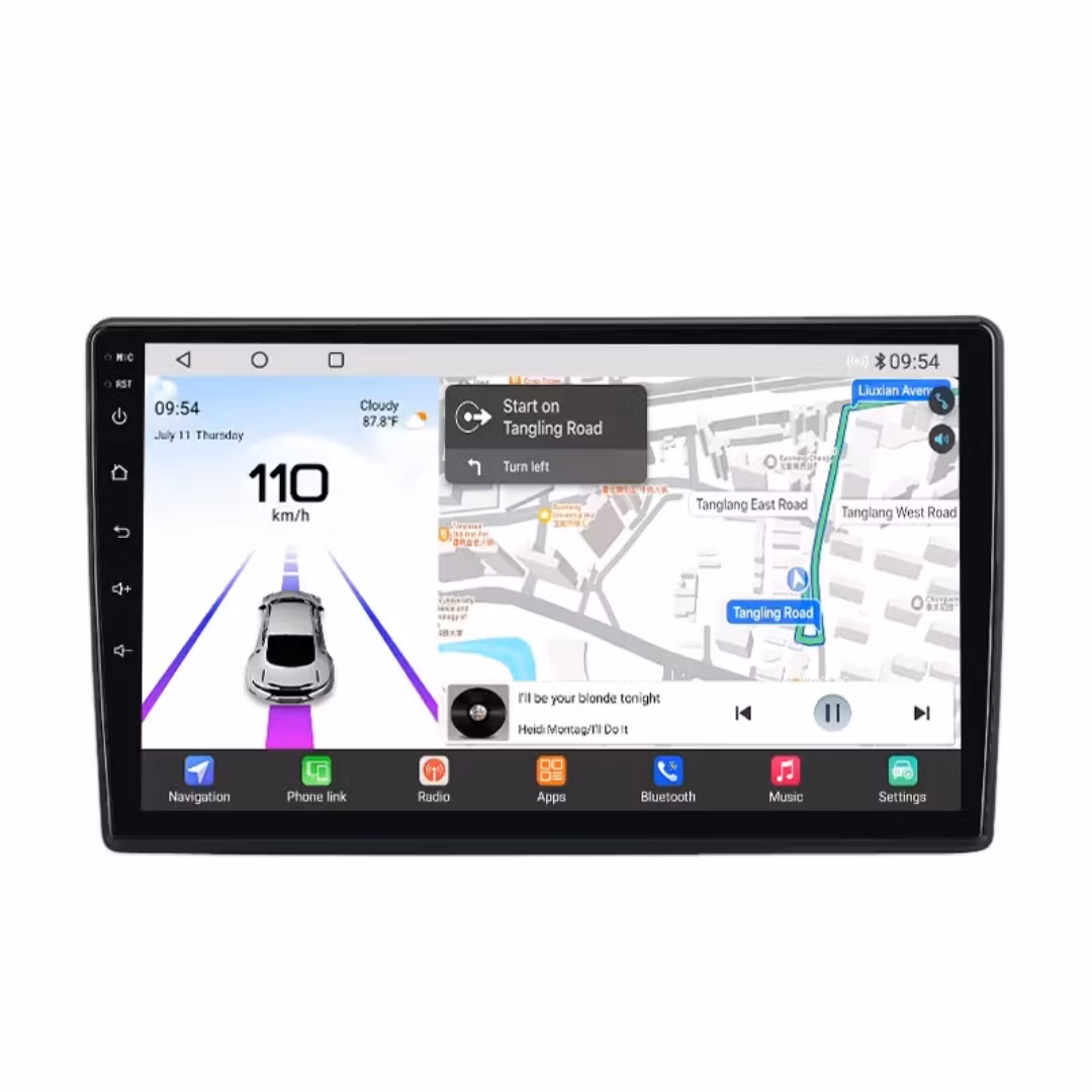 9"android 13, bilstereo kia Ceed  ( 2007--2009) gps wifi carplay android auto blåtand rds Dsp RAM:8GB, ROM:128GB,4G LTE