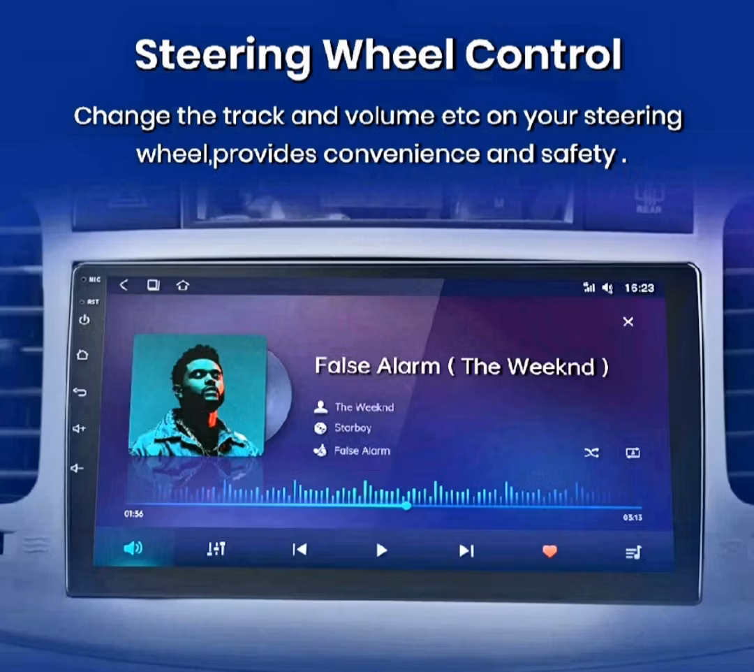 9" android 13 bilstereo Jeep  Renegade ( 3016--2020) gps wifi carplay android auto blåtand rds Dsp RAM :8GB ROM :128GB ,4G LTE