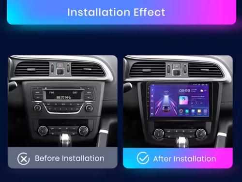 9"android 13,bilstereo Renault kadjar ( 2015--2019)gps wifi carplay android auto blåtand rds Dsp RAM:8GB, ROM: 128GB  ,4G LTE
