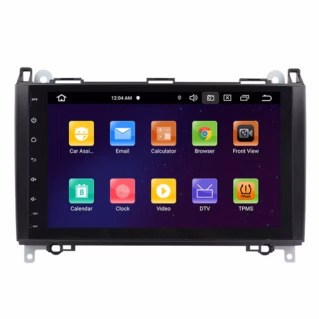 9" Android14.0  Bilstereo  Mercedes Benz  B200 A/B Class W169 W245 (2004--2011) Gps carplay android auto blåtand rds Dsp  RAM: 4GB,ROM:64GB,  wifi,4G LTE