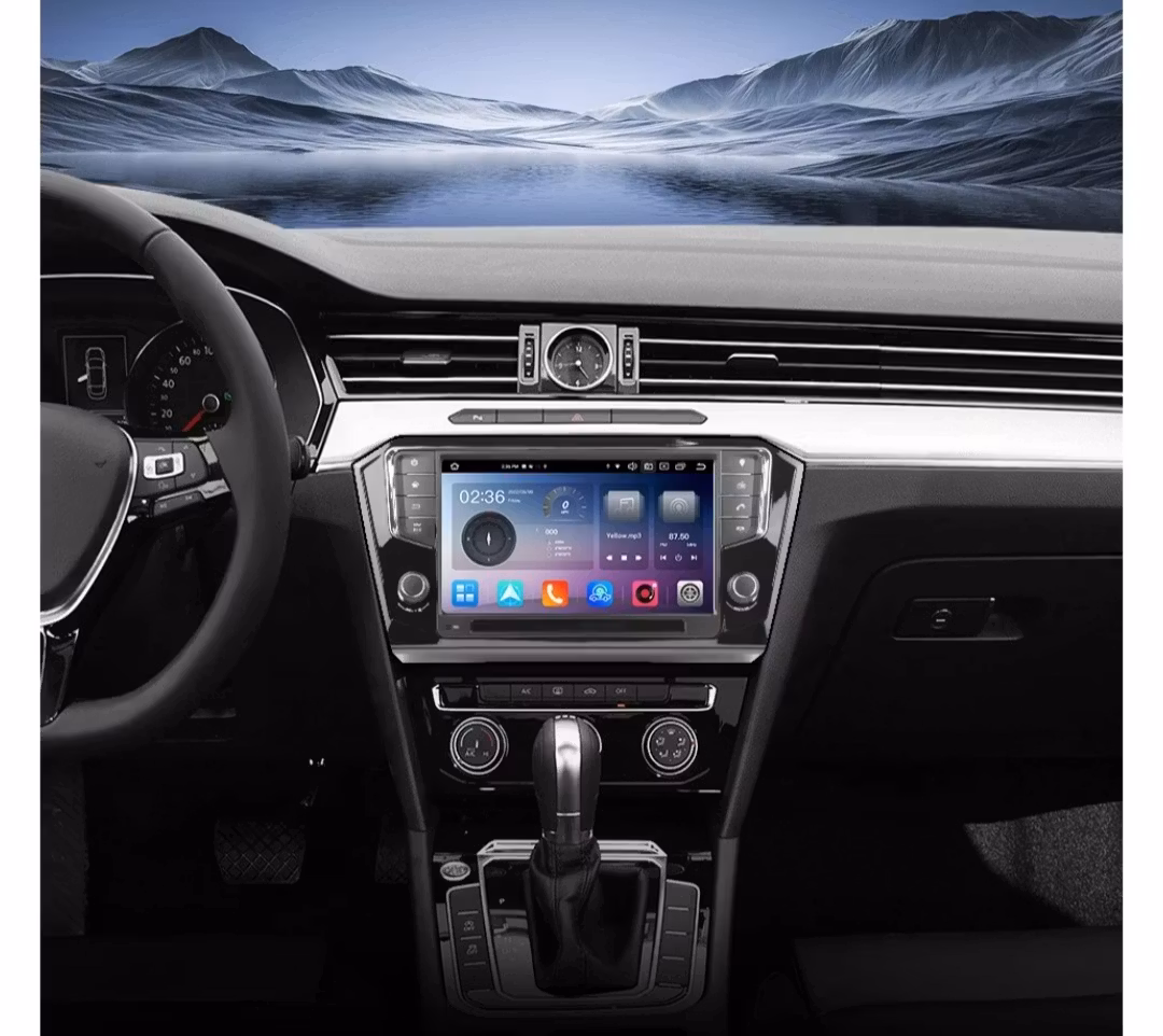 9"android 14 bilstereo VW Magotan B8 (2017--2024) gps wifi carplay android auto blåtand rds Dsp RAM: 8GB, ROM: 128GB, 4G LTE,