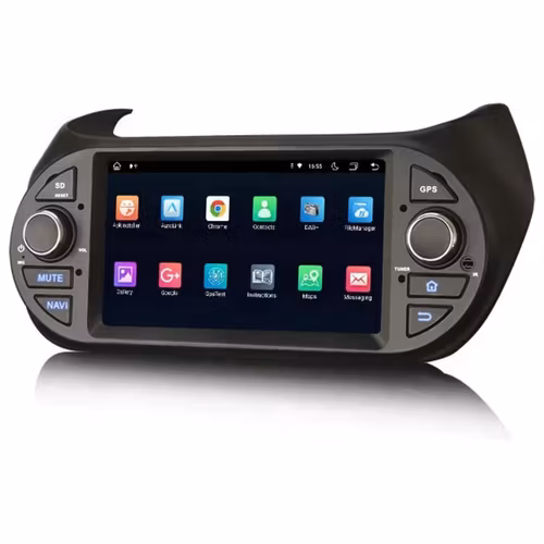 7"android 12,  Fiat Qubo( 2008---2016)   gps wifi carplay android auto blåtand rds Dsp RAM:4GB, ROM:64GB, 4G