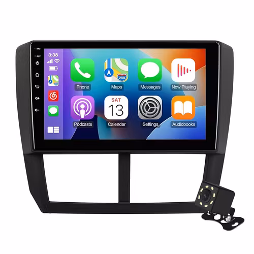 9"android 14 bilstereo  Subaru Forester/impreza ( 2007--2013) gps wifi carplay android auto blåtand rds Dsp RAM:2GB,ROM:  32GB,4G LTE