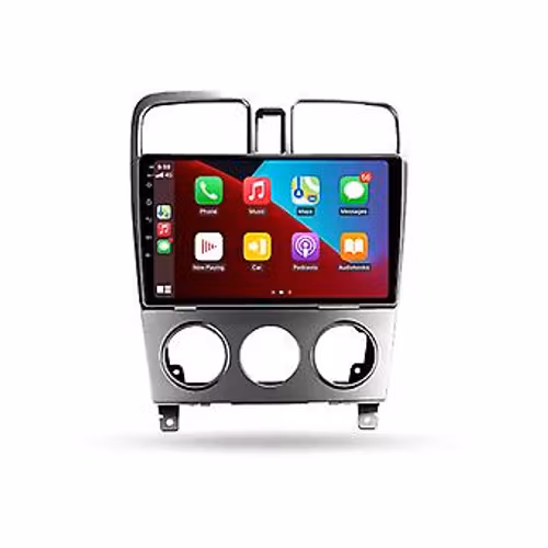 9"android 14 bilstereo  Subaru Forester( 2002--2008) gps wifi carplay android auto blåtand rds Dsp RAM:6GB,ROM: 128GB,4G LTE