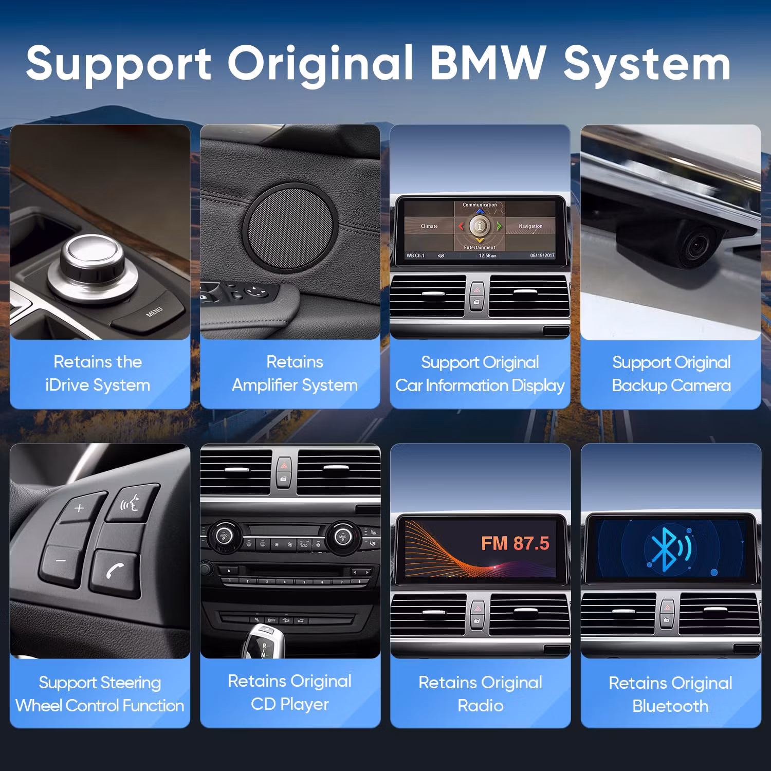 10,25 " android 13 bilstereo  BMW X5 E70 X6 E71 (2007-2010 ) CCC system   gps wifi carplay android auto  dsp RAM: 4GB, ROM: 64GB, 4G LTE