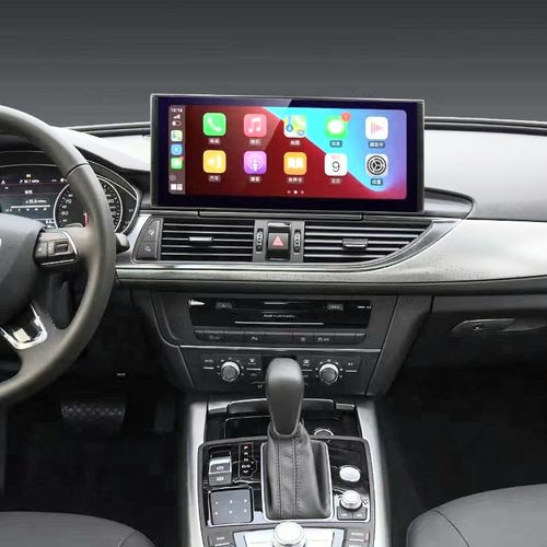 10.25" android 13, bilstereo Audi A6 (2012--2018) gps wifi carplay android auto blåtand rds Dsp RAM:8GB,ROM:128GB,4G LTE