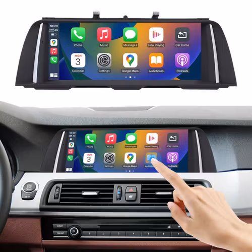 10,25" android 13  bilstereo  BMW 5-serie F10/F11 (2010---2012) CIC System gps dsp wifi carplay android auto blåtand ROM:256GB , RAM: 8GB, 4G