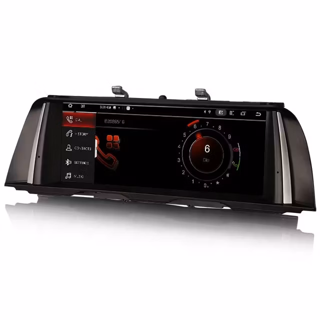 10,25" android 12  bilstereo  BMW 5-serie F10/F11 (2010---2012) CIC System gps dsp wifi carplay android auto blåtand ROM:128GB , RAM: 8GB, 4G