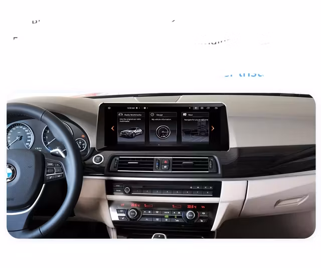 12.3" android 13 bilstereo BMW 5 Series F10/F11 (2013-2017)  NBT system  gps carplay android auto blåtand rds Dsp ROM: 256GB  ,RAM:8GB, 4G LTE